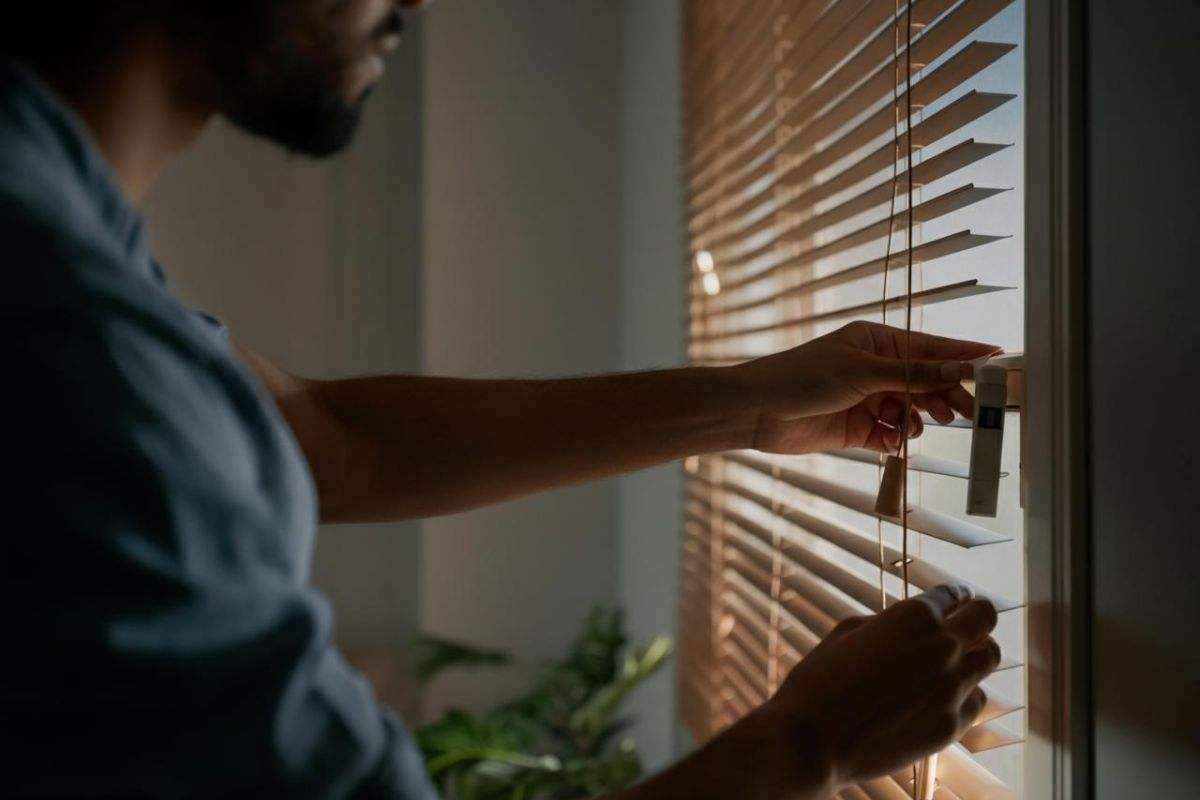 Abbassare tapparelle