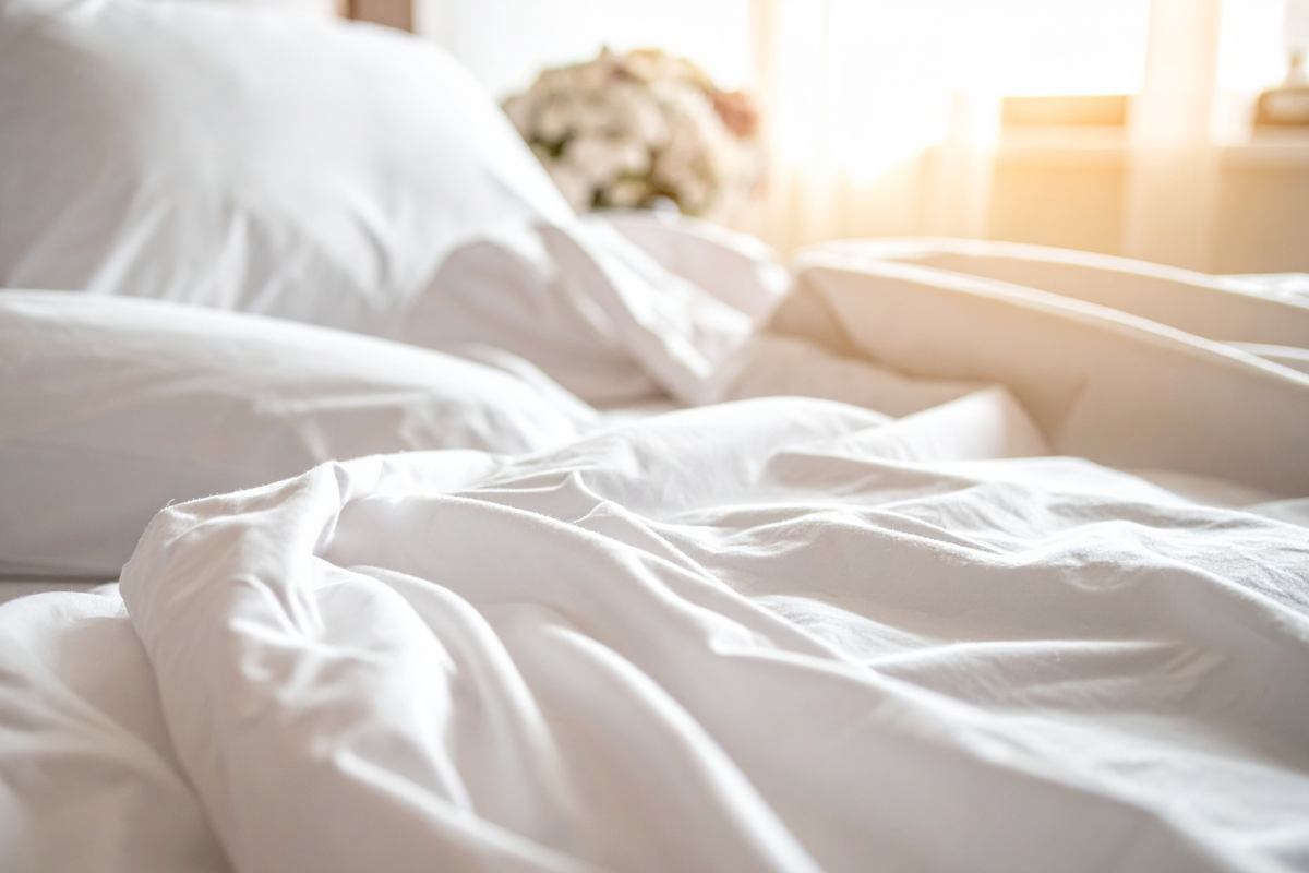 come mantenere sempre lenzuola bianche