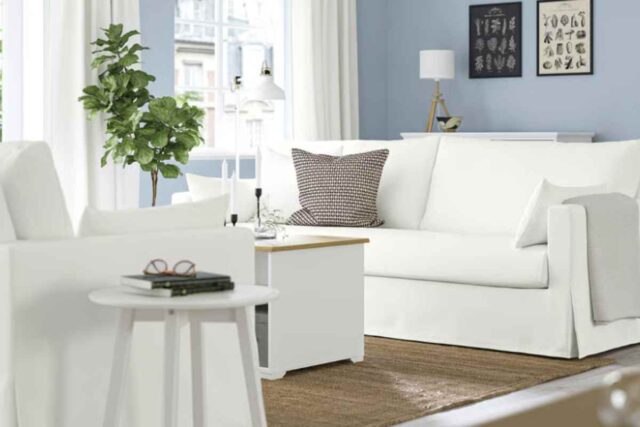 divano tre posti in cloud dancer