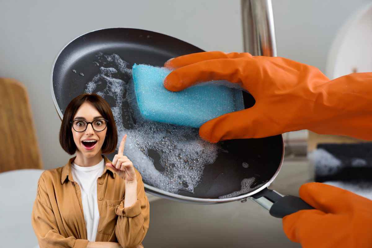 come pulire le padelle incrostate il trucco della nonna